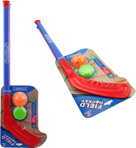 Kinderhockeystick met bal en puck
