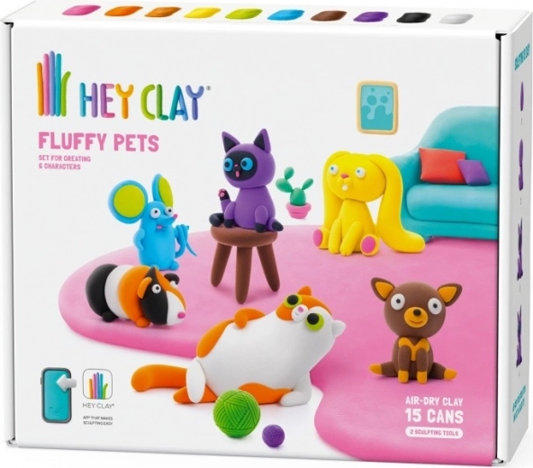 Hey Clay schattige huisdiertjes – set boetseerklei voor kinderen