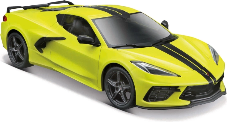 Maisto Chevrolet Corvette Stingray coupé Z51 2020 geel 1:24