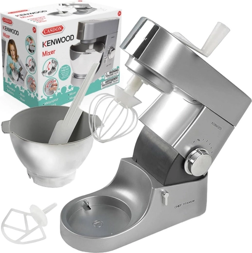 Interactieve kinderkeukenrobot Kenwood met kom en accessoires