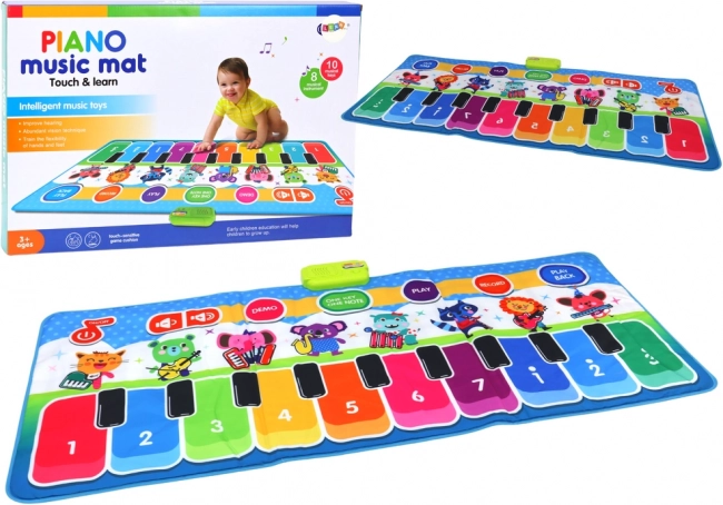 Interactieve muzikale mat voor dans en educatie voor kinderen