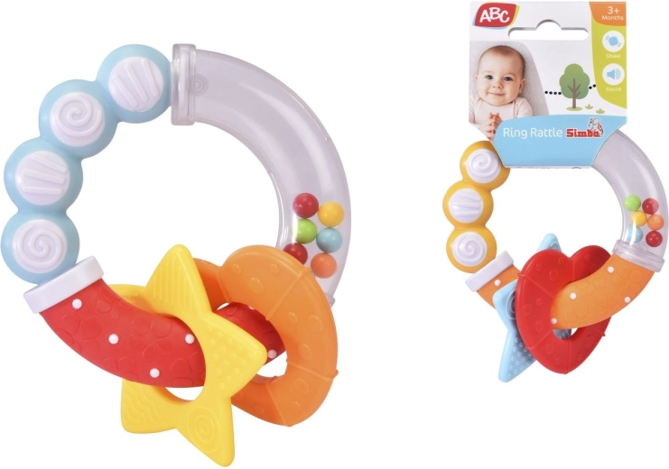 Rammelaar in ringvorm met hangers - 1 stuk