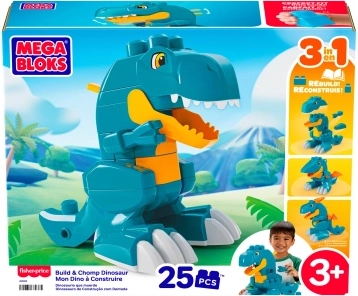 Mega Bloks bouwset dinosaurus 3-in-1