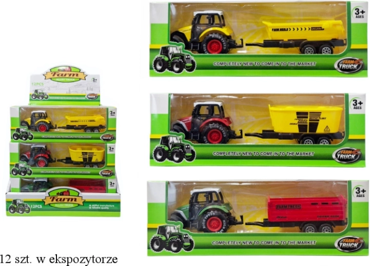 Tractor met aanhanger
