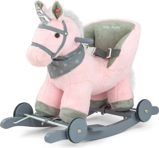 Milly Mally hobbelende eenhoorn Polly roze