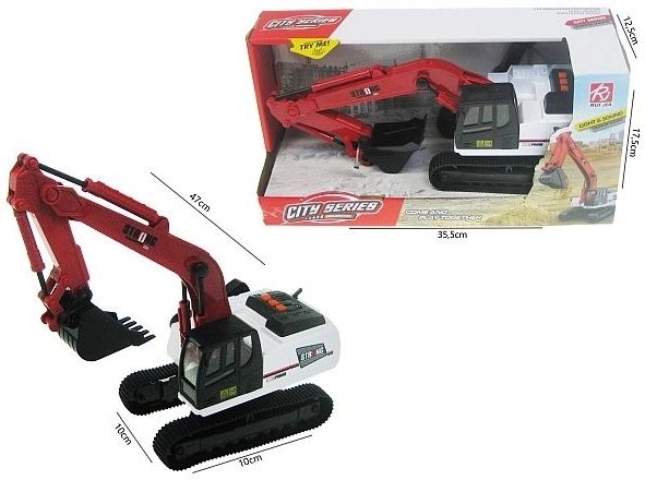 Hau18 kindergraver met licht en geluid 16 cm
