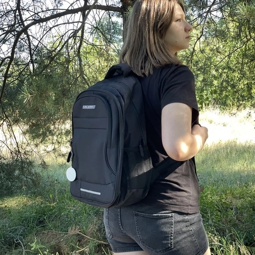 Comfortabele ergonomische schouderbanden en ademende rug