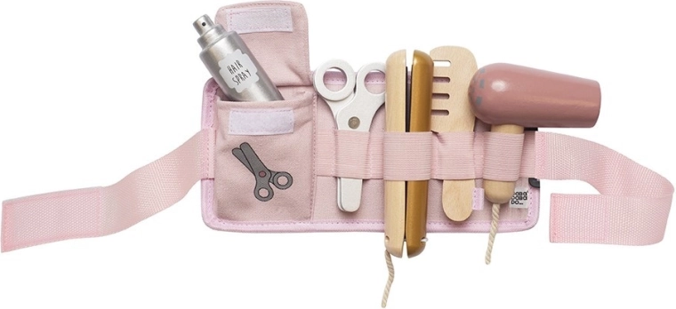 Jabadabado kappersset met riem voor kleine stylisten