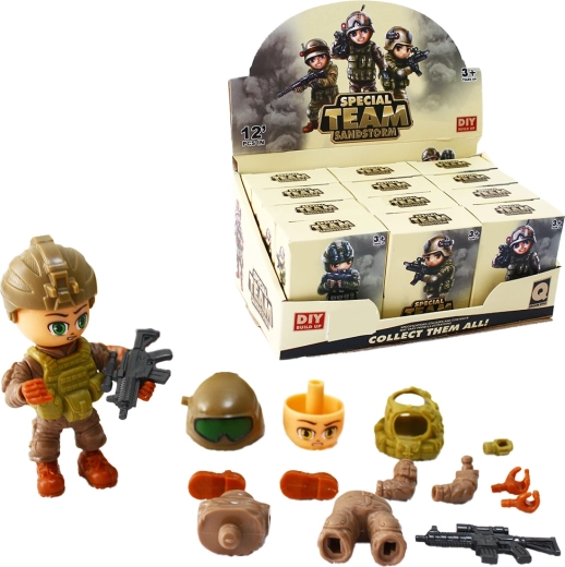 Speciale eenheid figuurtjes Zandstorm – set van 12 soorten