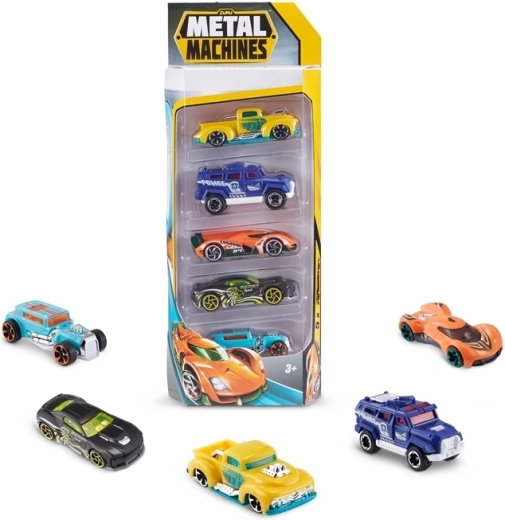 ZURU Metal Machines set raceauto’s 5 stuks (verschillende soorten)