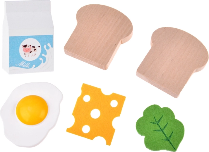 Rijke accessoires: eten, melk en menukaartjes