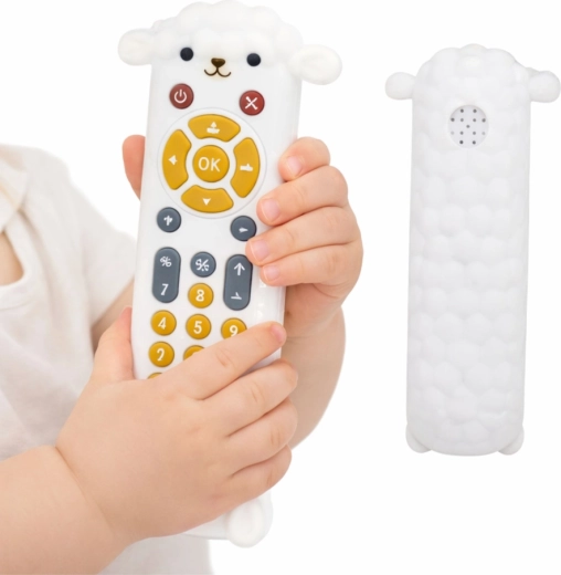 Zachte siliconen bijtring verlicht bij doorkomende tandjes