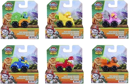 Paw Patrol dino klein voertuig met figuurtje