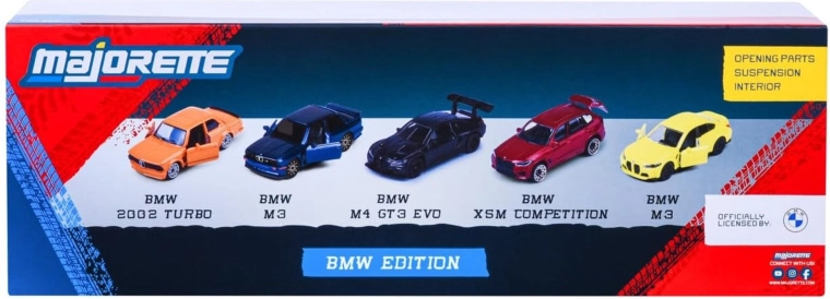 5 gelicentieerde BMW’s in één cadeauset