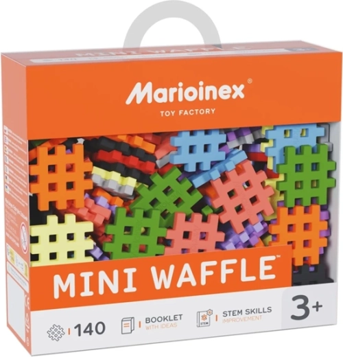 140 mini waffle onderdelen voor eindeloze combinaties
