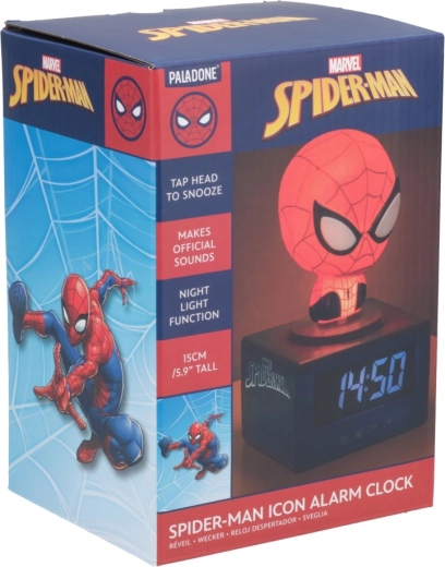 Marvel Spider-Man iconische wekker met nachtlampje