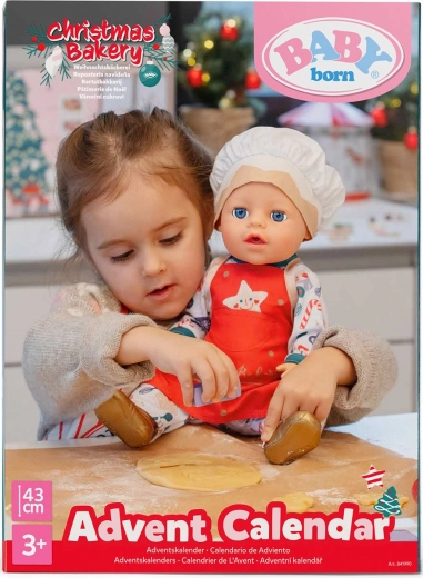 BABY born adventskalender 2026 met accessoires voor pop 43 cm