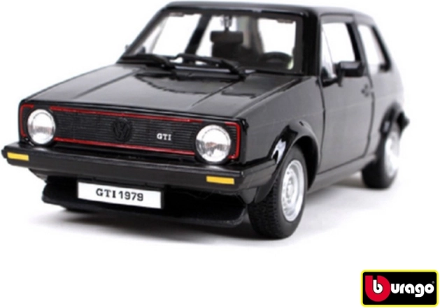 Bburago automodel Volkswagen Golf MK1 GTI 1:24 zwart