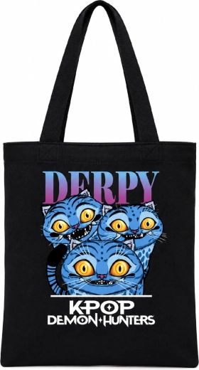 Boodschappentas K-Pop Demon Hunters Derpy zwart