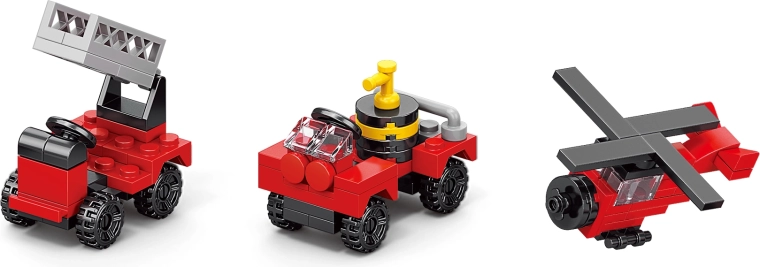 Bouw 12 verschillende brandweervoertuigen