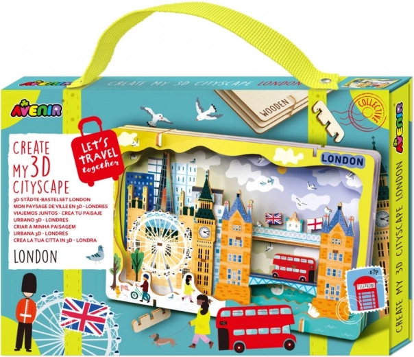 3D houten puzzel stads panorama – Londen