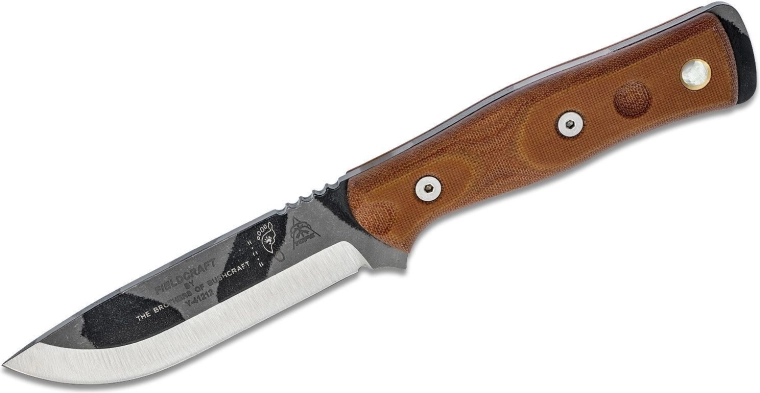 Micarta handgreep met praktische details