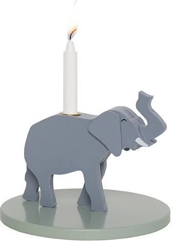 Jabadabado kaarsenhouder olifant - 1 stuk
