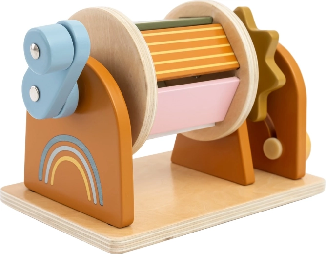 Kwalitatieve houten afwerking in pastelkleuren