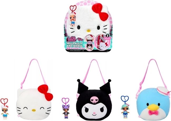 L.O.L. Surprise! x Hello Kitty grote knuffel, mix van varianten - 1 stuk