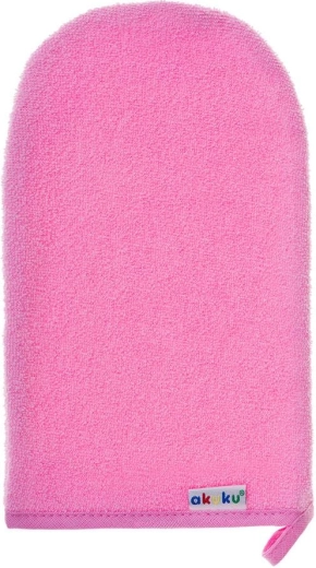 Frotteewaslap Akuku roze