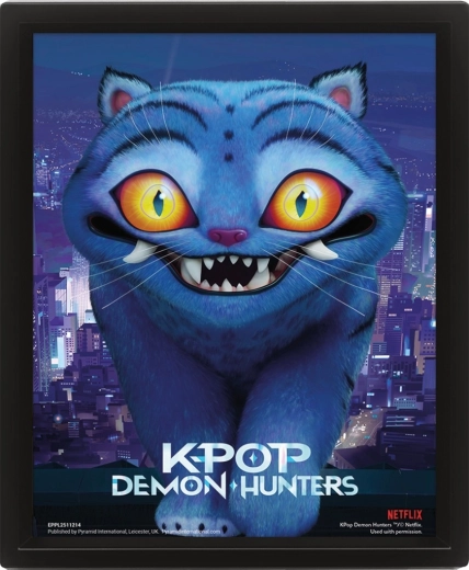 K-pop demon hunters 3D-poster