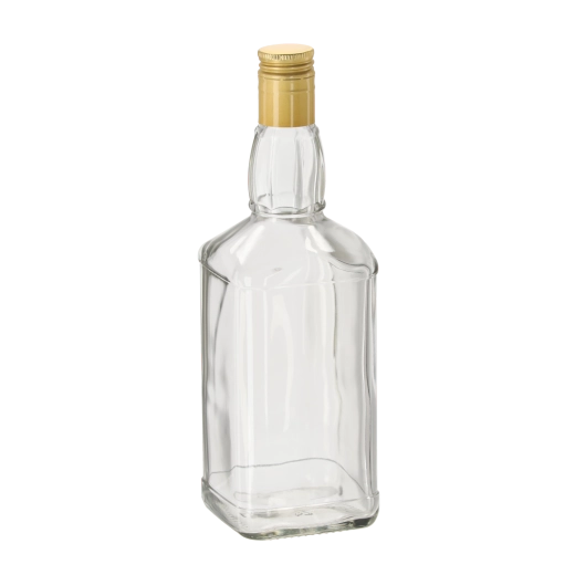 glazen whiskyfles 700 ml met metalen schroefdop