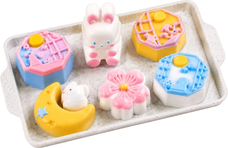 Kawaii motieven in pasteltinten