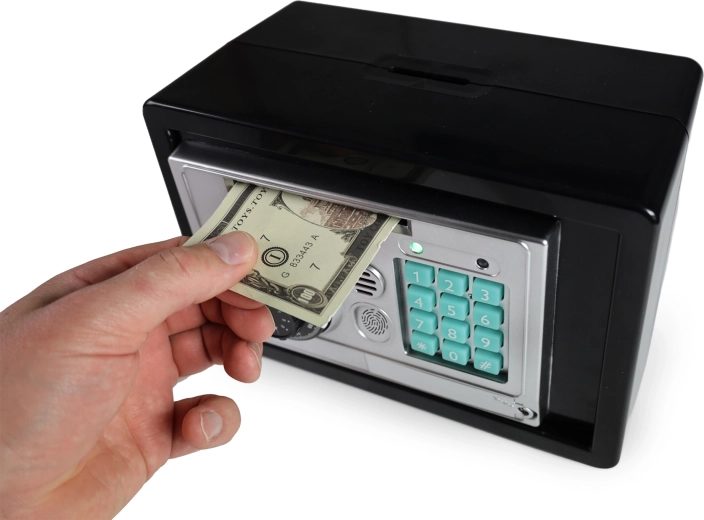 Automatisch naar binnen trekken van bankbiljetten
