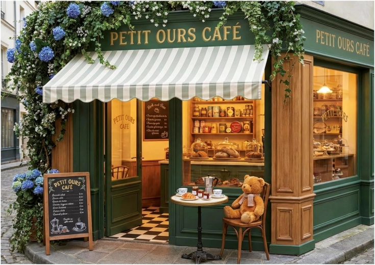 Educa puzzel Berenkoffiehuis 1000 stukjes