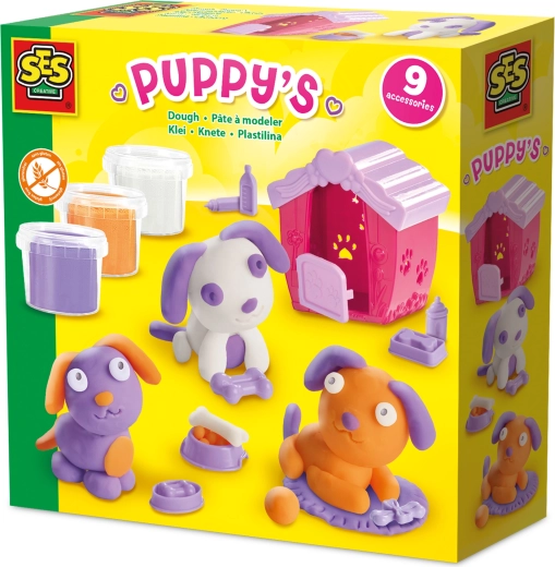Complete set om puppy’s te maken