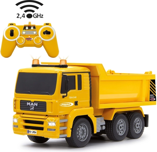 Jamara officieel gelicentieerde MAN kiepwagen op afstandsbediening 2,4 GHz 1:20
