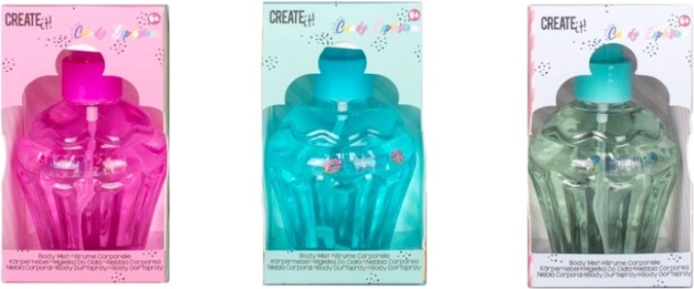 Create It! Candy body mist voor kinderen – 3 zoete geuren