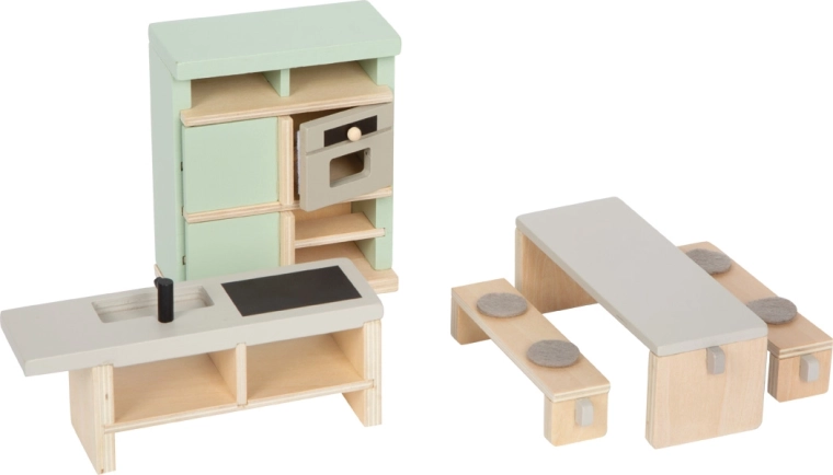 Moderne keuken en eethoek