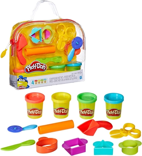 Play-Doh creatieve startersset met boetseerklei en gereedschap