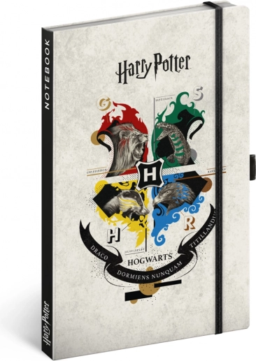NOTIQUE notitieboek HARRY POTTER, gelijnd, 13 × 21 cm