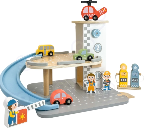 Spiraalvormige helling voor soepel rijden