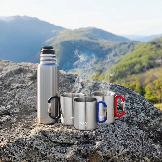 Dubbelwandig roestvrij staal voor betere isolatie