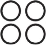 PIKO aandrijfriemen – set van 4 stuks voor schaal H0