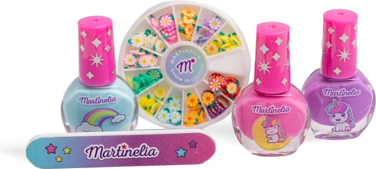 Drie gekleurde nagellakken
