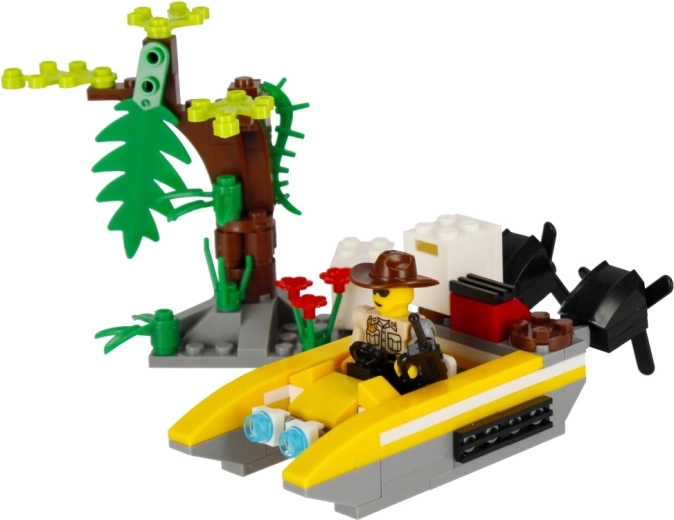 Minifiguur van verkenner met accessoires