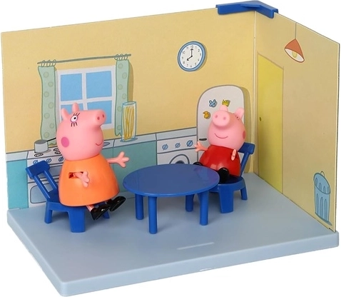 Keukenscène als een klein diorama