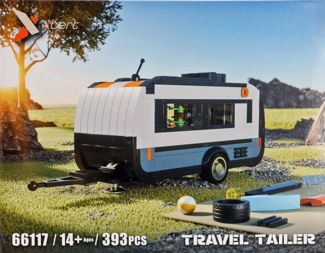 Bouwset caravan, 393 onderdelen