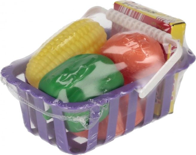 Mandje met producten om meteen te spelen