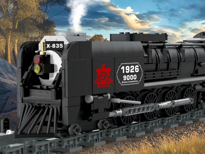 Realistische uitwerking van de locomotief